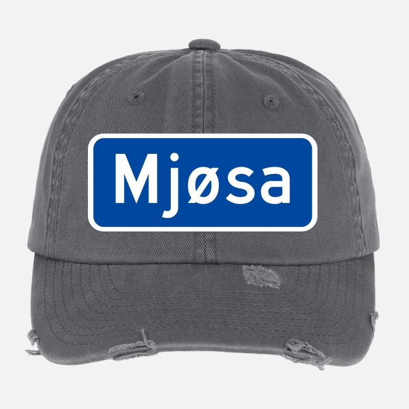 Lac Mjøsa Casquette vintage effet usé Flexfit