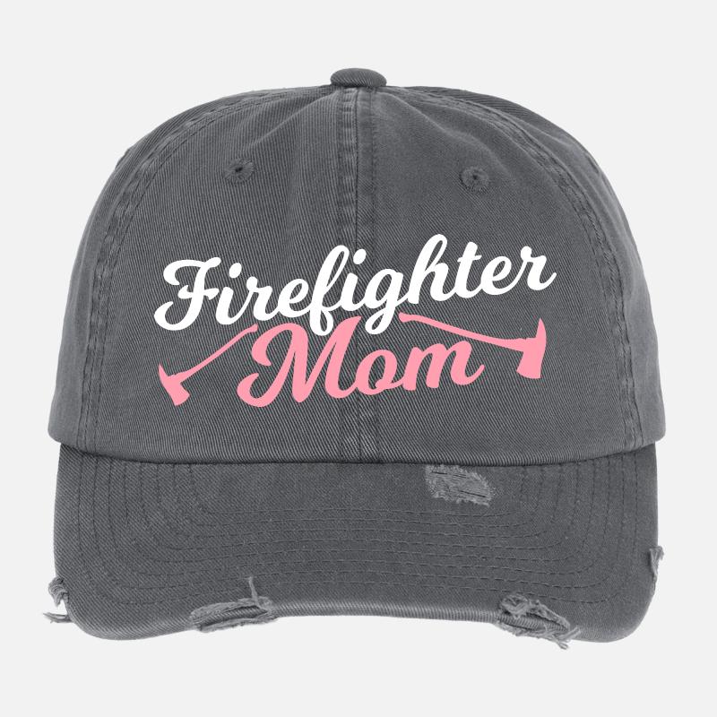 Fire Brigade Mom Flexfit Vintage Destroyed Cap