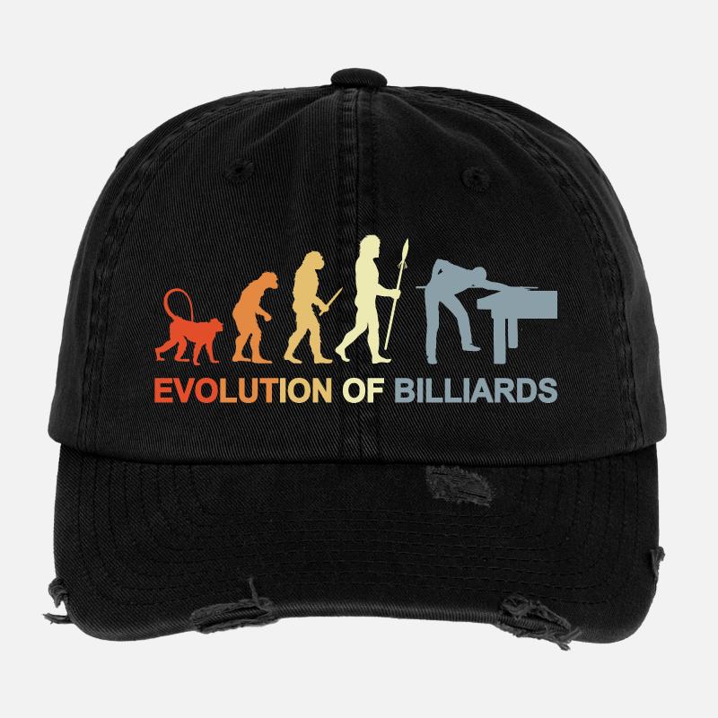 Pool Billard Evolution Flexfit Vintage Destroyed Cap