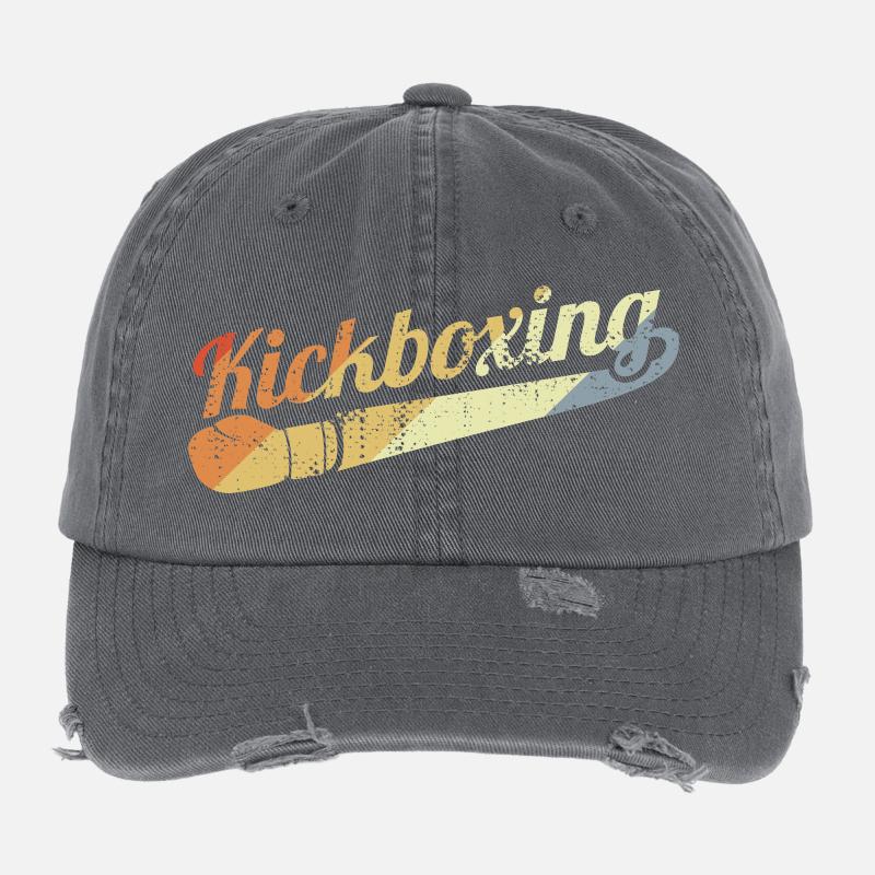 Vintage Kickboxing Casquette vintage effet usé Flexfit