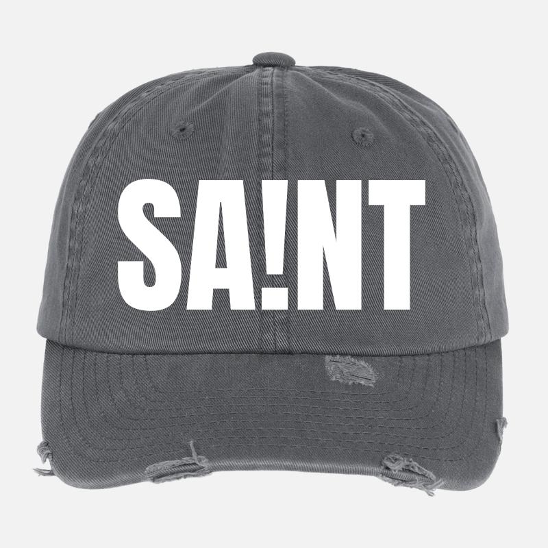 SAINT Flexfit Vintage Destroyed Cap