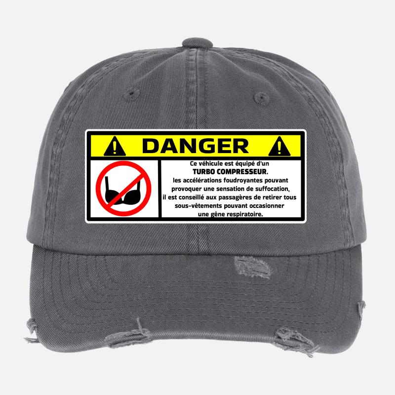 Stoßstange Flexfit Vintage Destroyed Cap