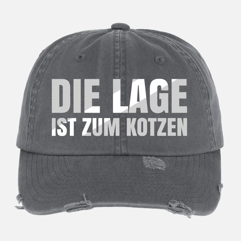 L’emplacement est nul Casquette vintage effet usé Flexfit