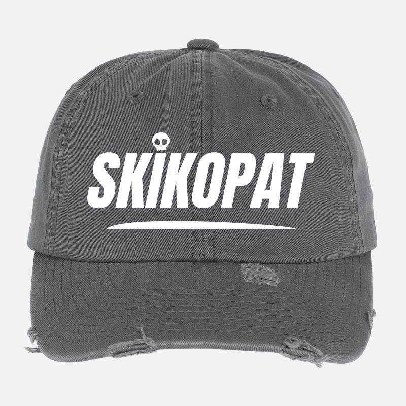 SKIKOPAT! Flexfit Vintage Destroyed Cap