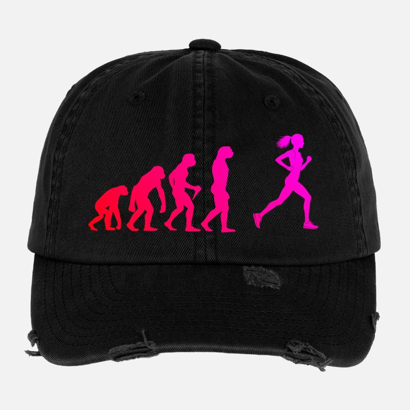 Marathon running gift idea for the runner Flexfit Vintage Destroyed Cap