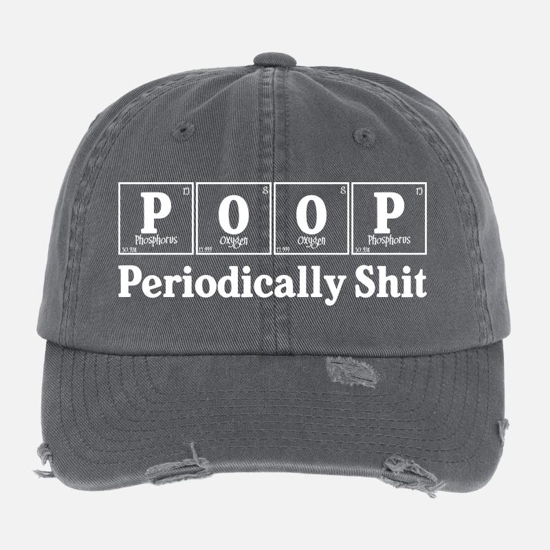 (dunkel) Flexfit Vintage Destroyed Cap