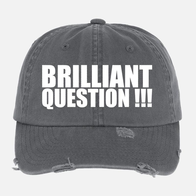 Brilliant Question Flexfit Vintage Destroyed Cap