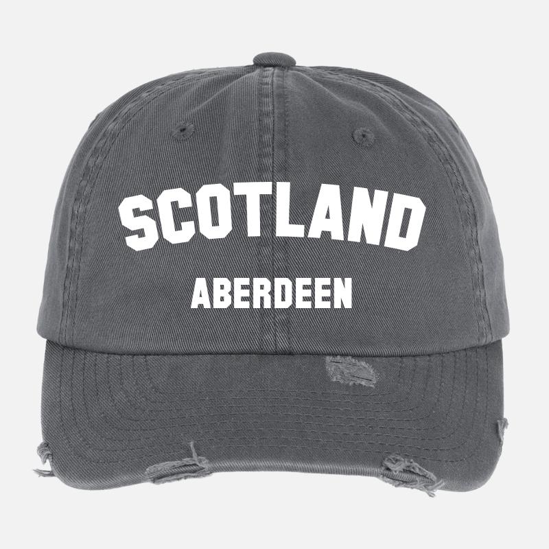 ÉCOSSE ABERDEEN Casquette vintage effet usé Flexfit