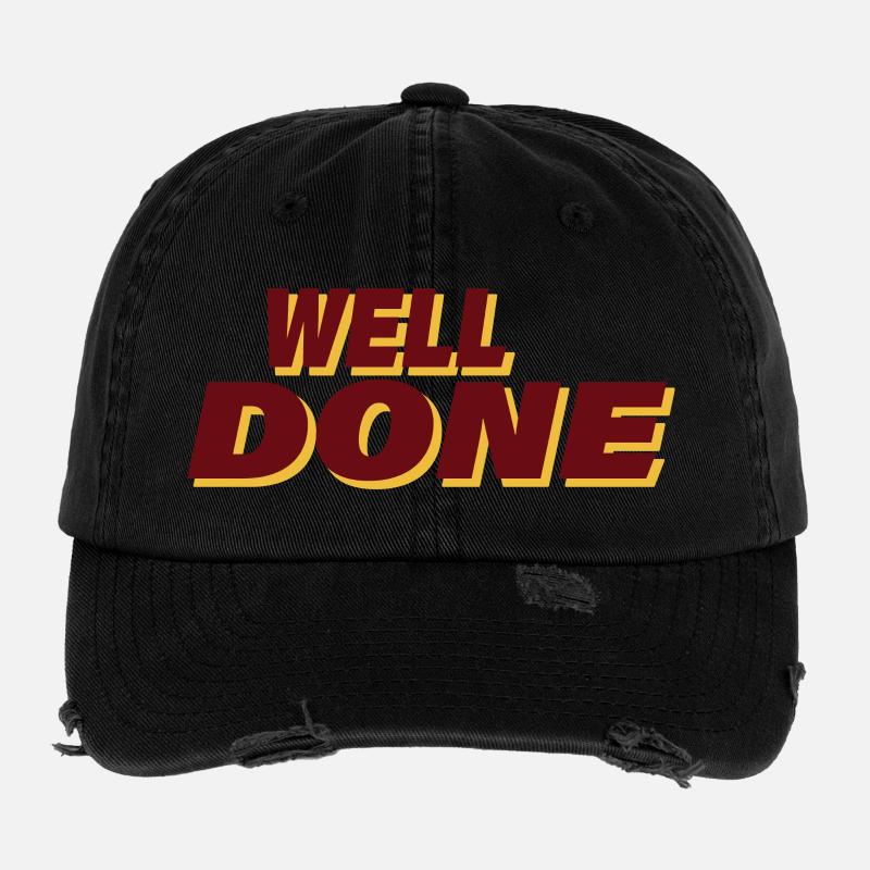 WELL DONE Flexfit Vintage Destroyed Cap