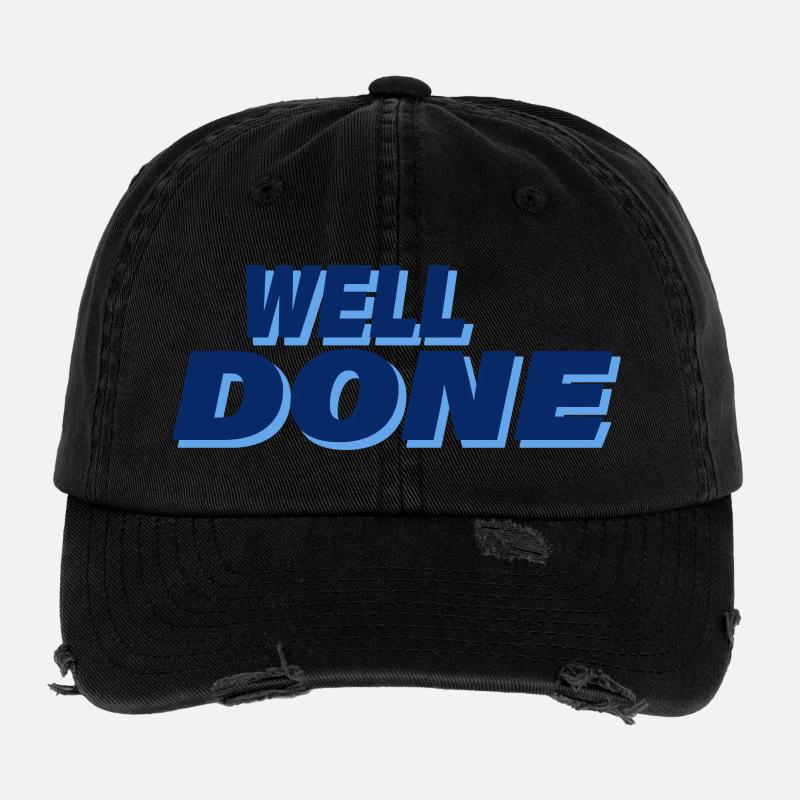 WELL DONE Flexfit Vintage Destroyed Cap