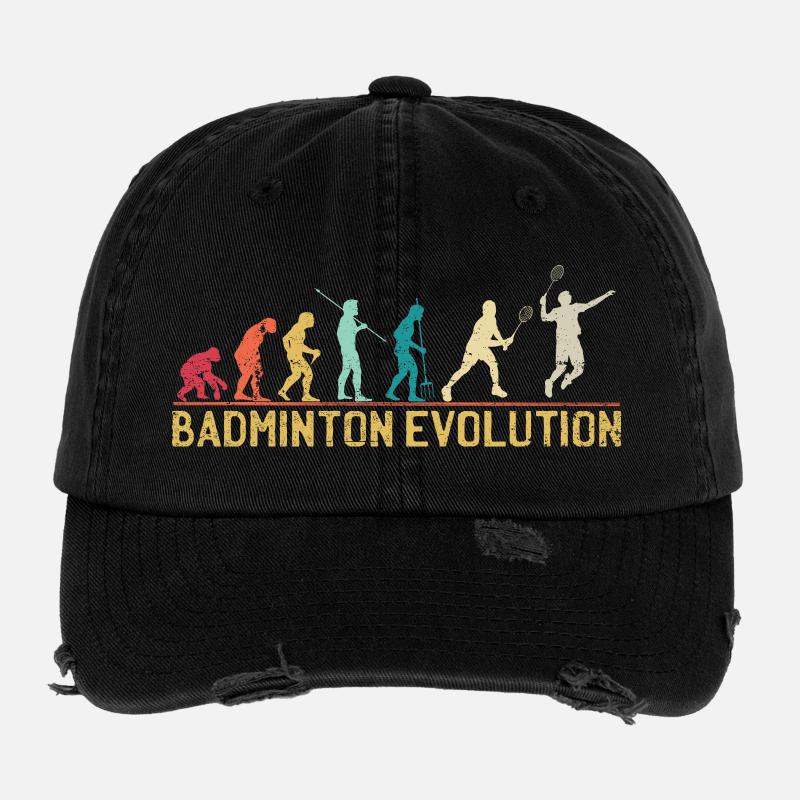 Conception de la chronologie de Badminton Evolution Casquette vintage effet usé Flexfit