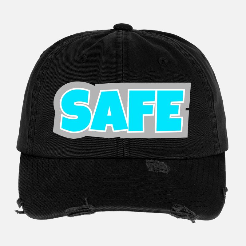 Sûr - déclaration sans ambiguïté, claire et pure. Casquette vintage effet usé Flexfit