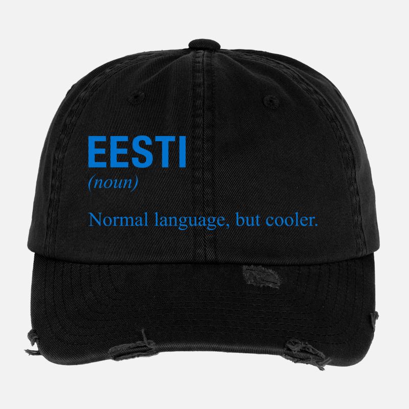 Estonian language Estonia Flexfit Vintage Destroyed Cap
