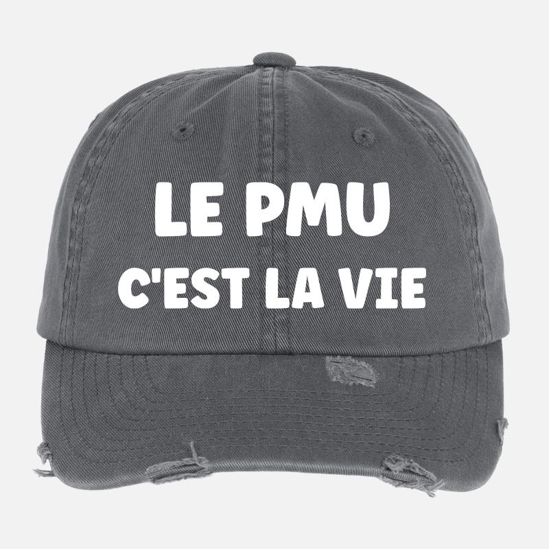 PMU Humor Flexfit Vintage Destroyed Cap