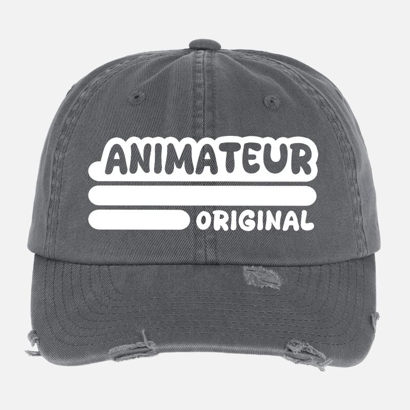 Occupation: Animator Flexfit Vintage Destroyed Cap
