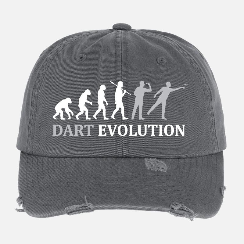 L'évolution des fléchettes – La voie vers le centre de la cible Casquette vintage effet usé Flexfit