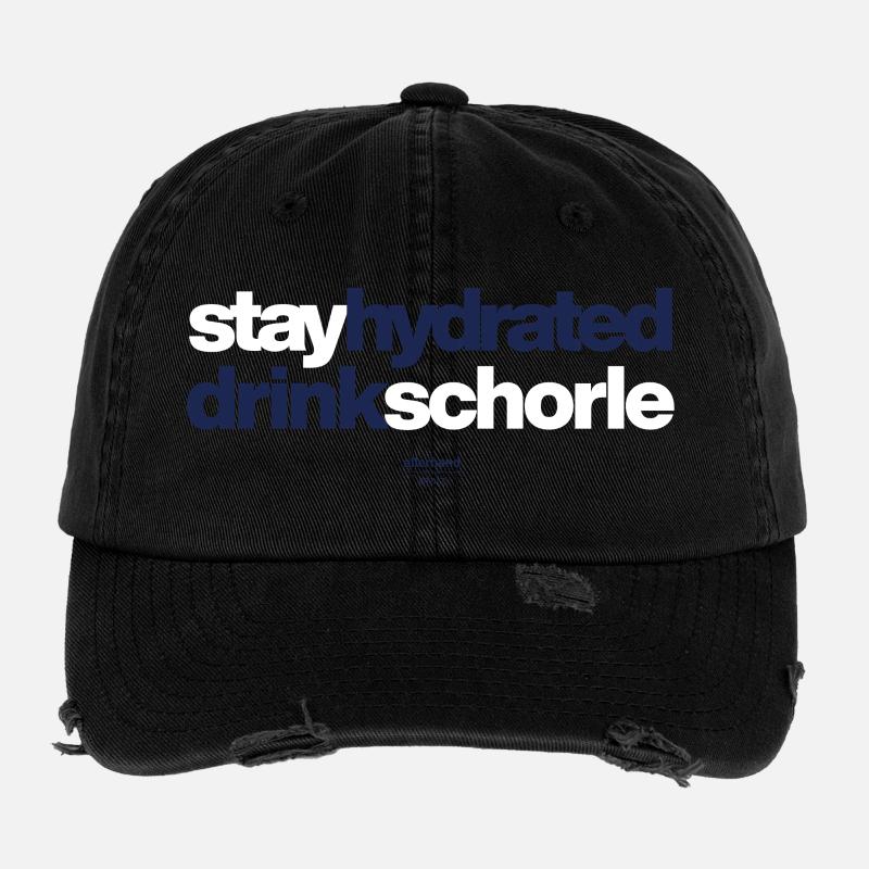 Restez hydraté, boissons spritzer Casquette vintage effet usé Flexfit