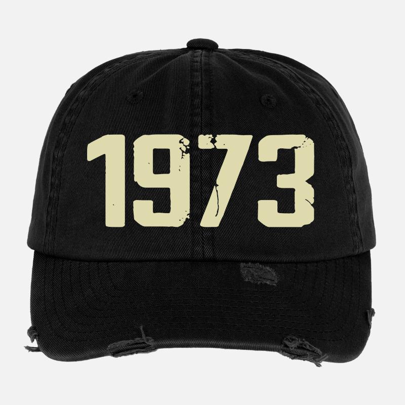 Jubilé 1973 Casquette vintage effet usé Flexfit