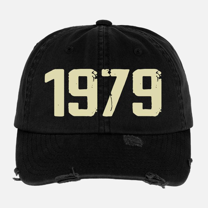 Jubilé 1979 Casquette vintage effet usé Flexfit