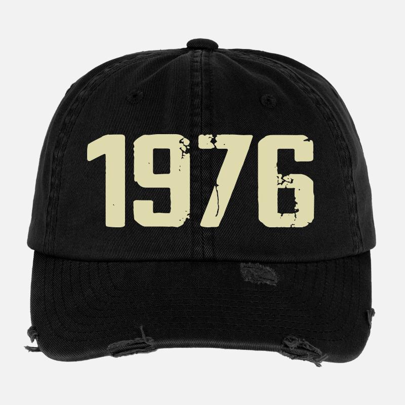 Jubilé 1976 Casquette vintage effet usé Flexfit