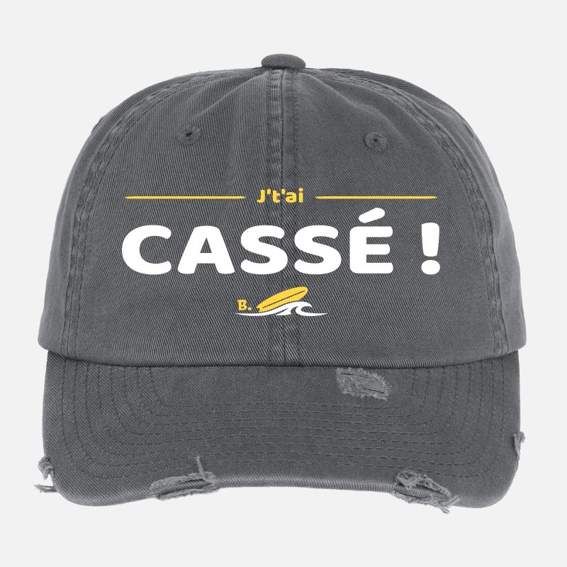 J'tai cassé ! Réplique culte Brice de Nice Casquette vintage effet usé Flexfit