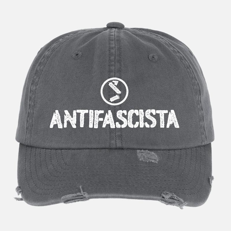 Antifasciste Casquette vintage effet usé Flexfit