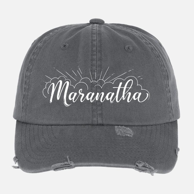 Maranatha Casquette vintage effet usé Flexfit