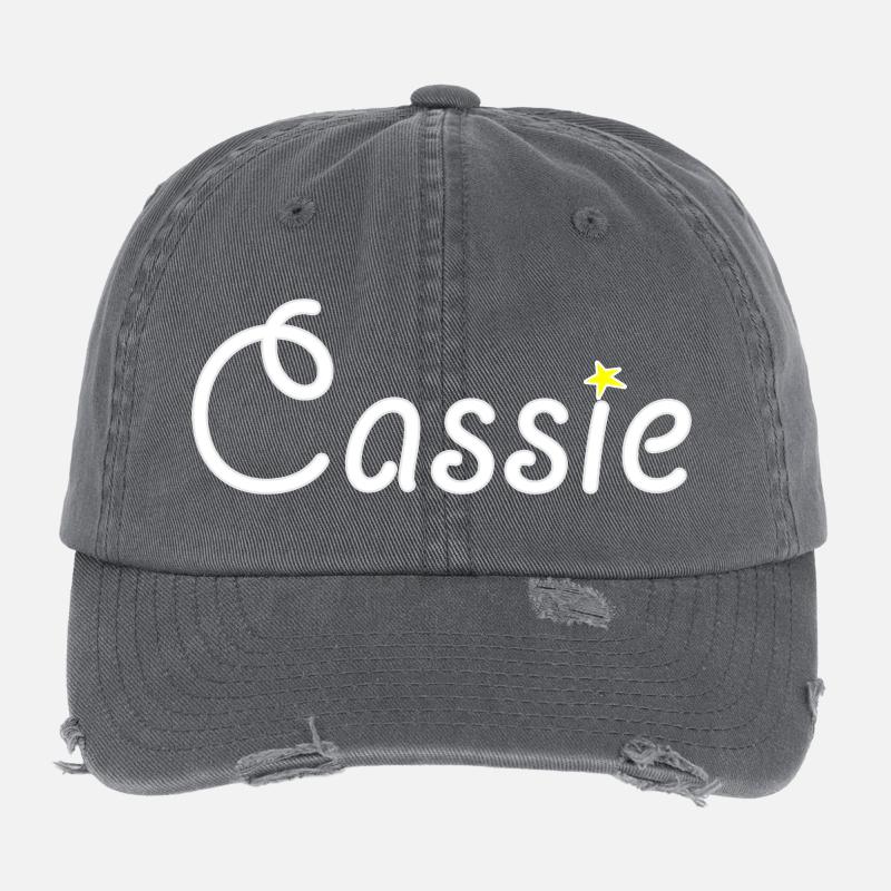Cassie Flexfit Vintage Destroyed Cap