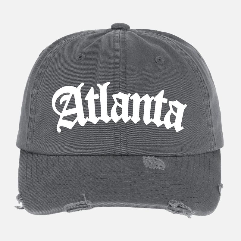 Atlanta Flexfit Vintage Destroyed Cap