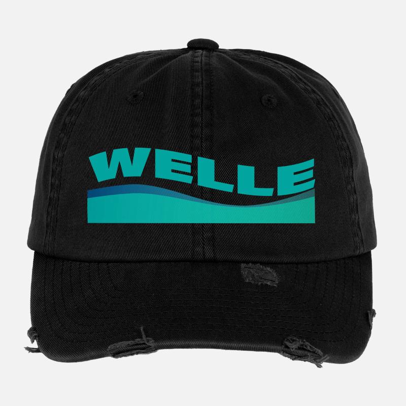 VAGUE Casquette vintage effet usé Flexfit