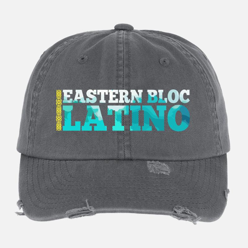 Ostblock Latino Kasache Kasachstan Geschenk Flexfit Vintage Destroyed Cap