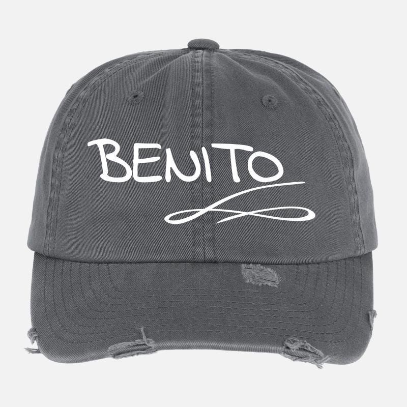 Benito comme prénom Casquette vintage effet usé Flexfit
