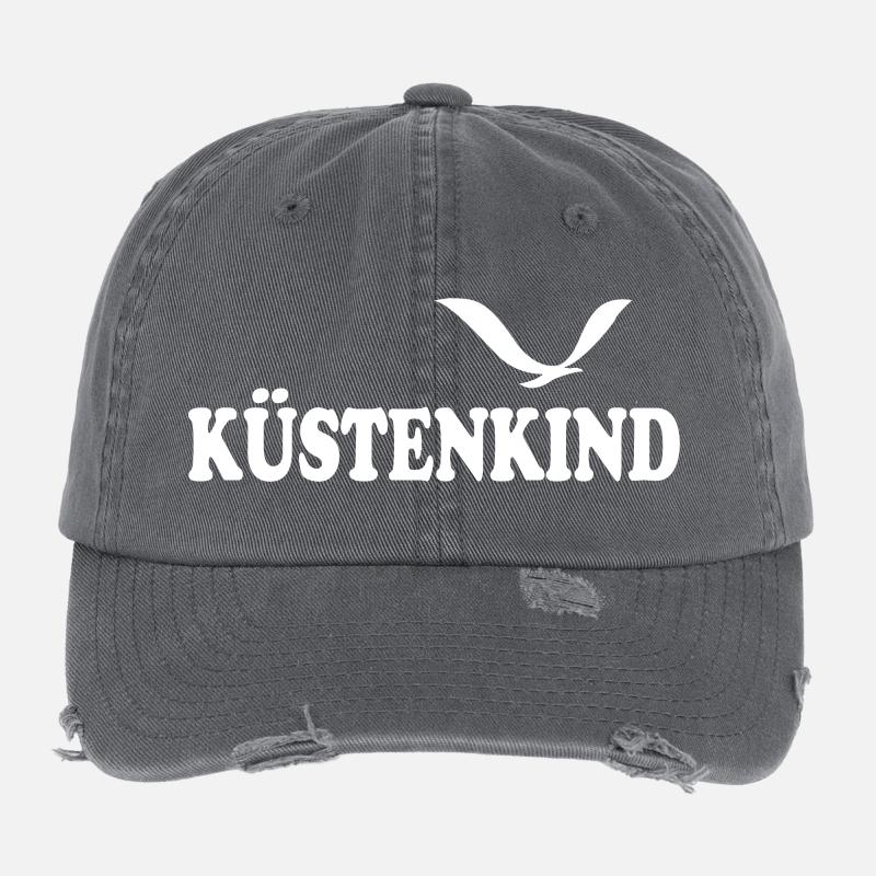 KÜSTENKIND Flexfit Vintage Destroyed Cap