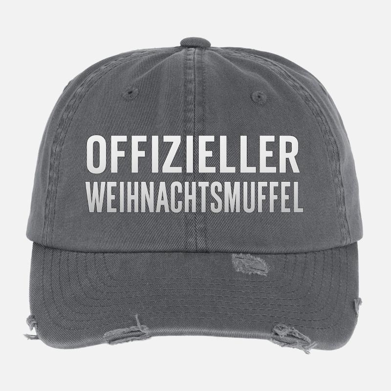 Offizieller Weihnachtsmuffel Flexfit Vintage Destroyed Cap