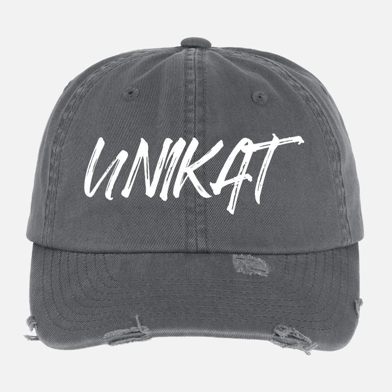 Unique Unique Individual Self-Worth Unique Flexfit Vintage Destroyed Cap