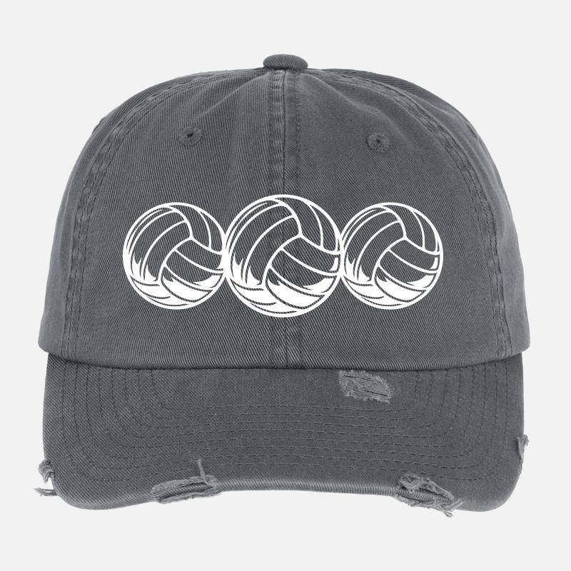 Équipe de volley-ball Casquette vintage effet usé Flexfit
