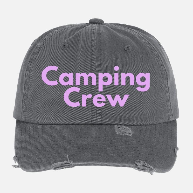 Camping Crew Flexfit Vintage Destroyed Cap