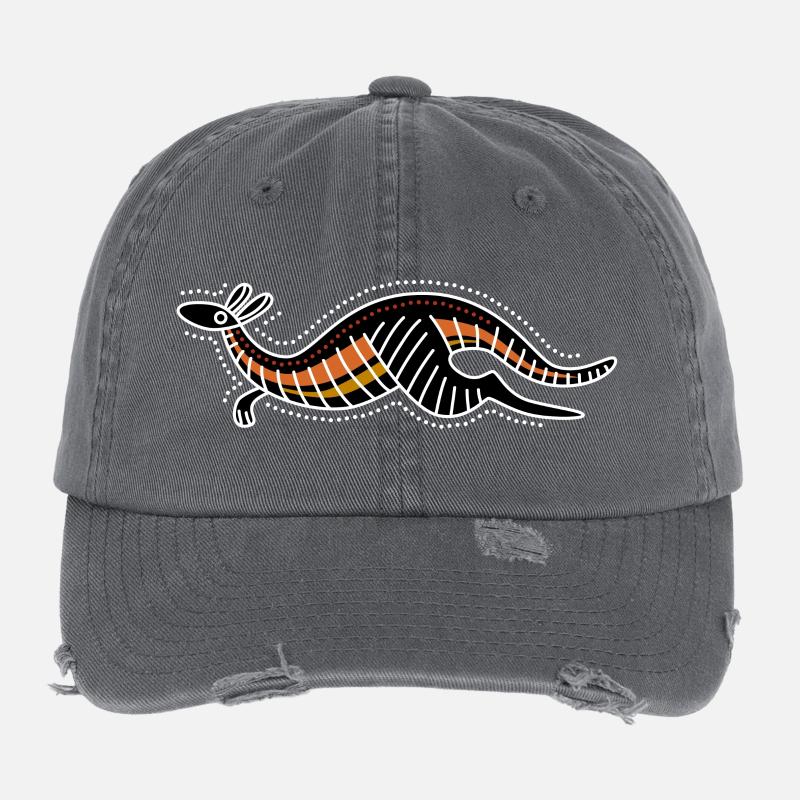 kangaroo Casquette vintage effet usé Flexfit