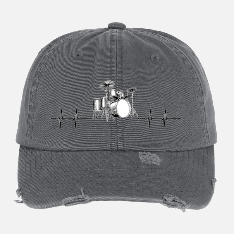 Drumset Puls2 Flexfit Vintage Destroyed Cap