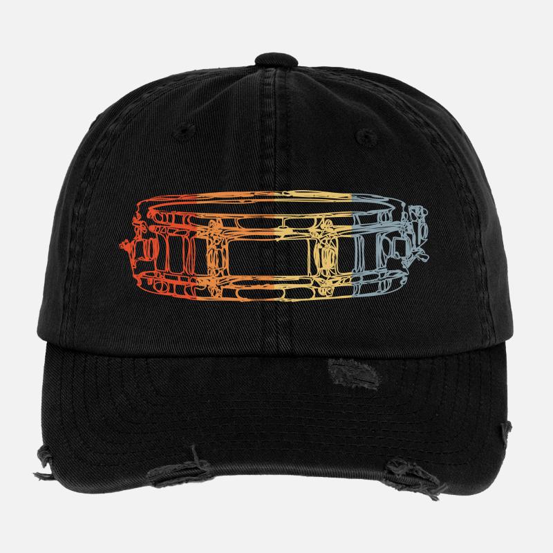 Marching Drum Flexfit Vintage Destroyed Cap