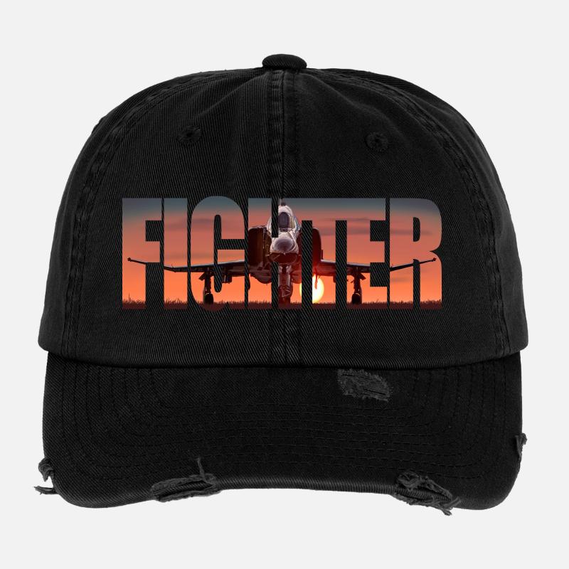 Fighter F-4 Phantom Flexfit Vintage Destroyed Cap