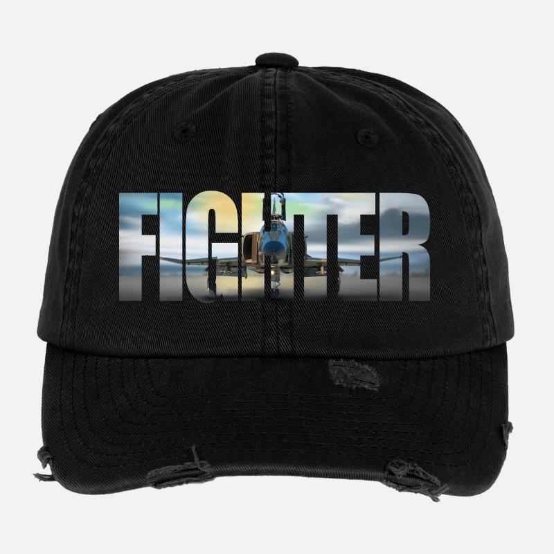 Fighter F-4 Phantom Flexfit Vintage Destroyed Cap