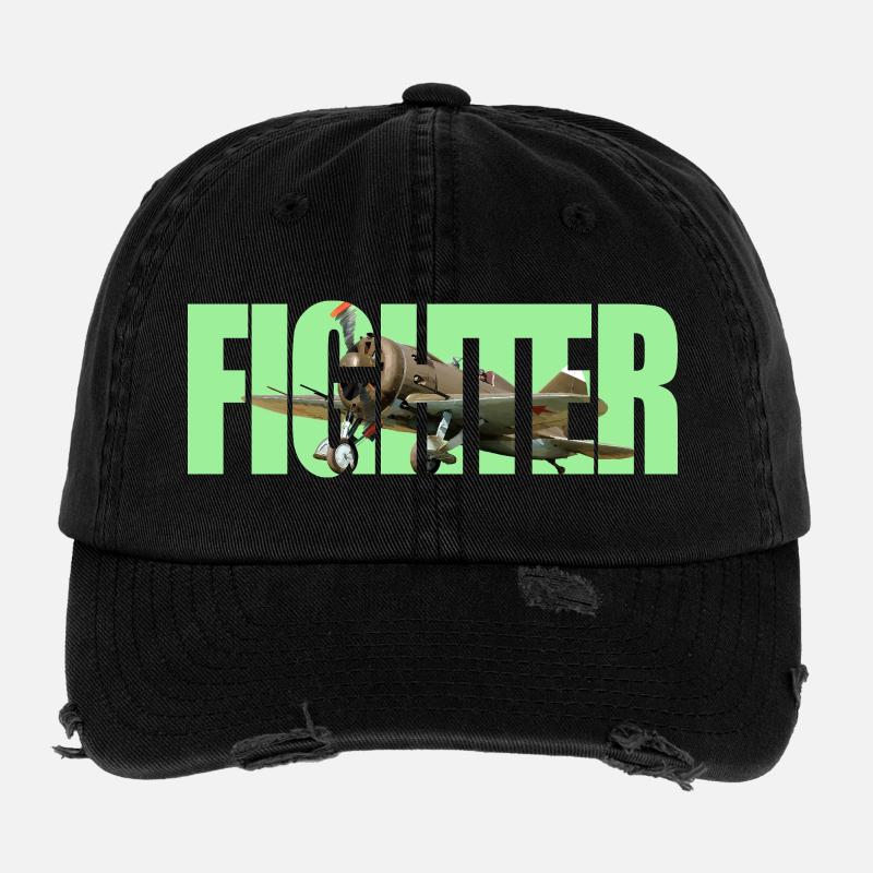Chasseur I-16 Casquette vintage effet usé Flexfit