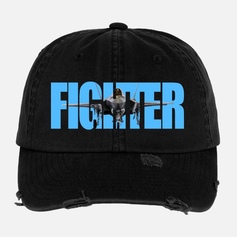Fighter F-35 Lightning II Flexfit Vintage Destroyed Cap
