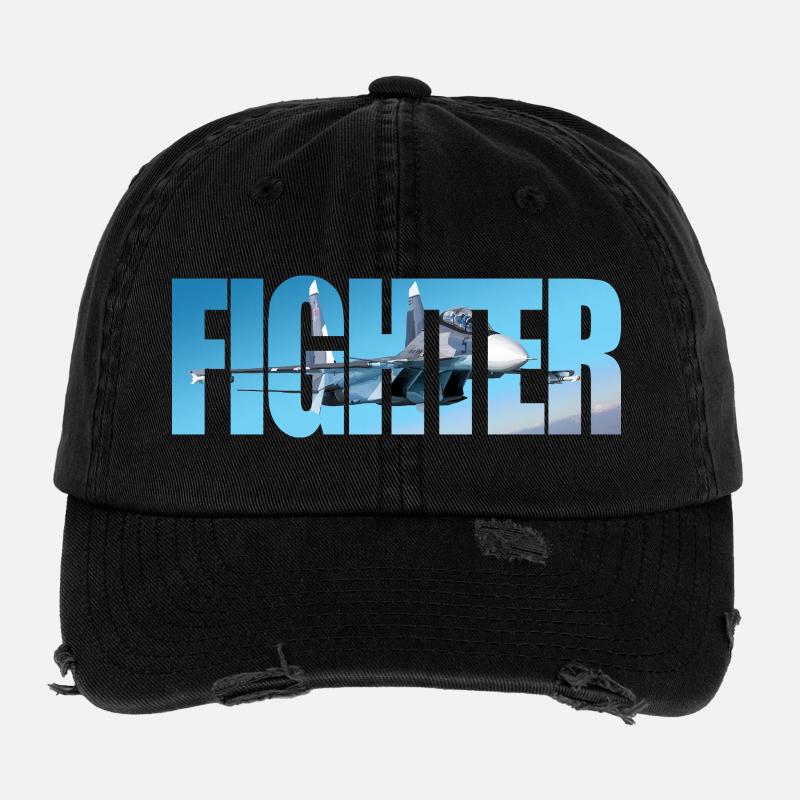 Chasseur Su-30 SM Casquette vintage effet usé Flexfit
