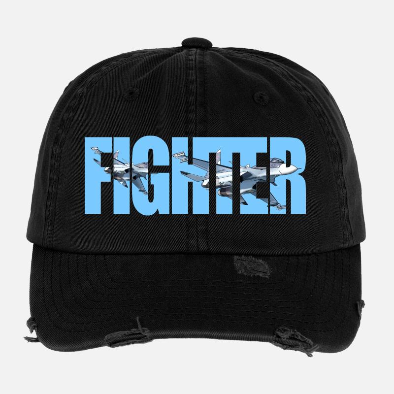 Fighter Su-30SM Flexfit Vintage Destroyed Cap