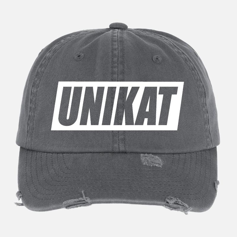 Unique Unique Individual Self-Worth Unique Flexfit Vintage Destroyed Cap