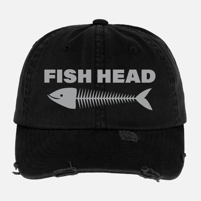 FISH HEAD Flexfit Vintage Destroyed Cap