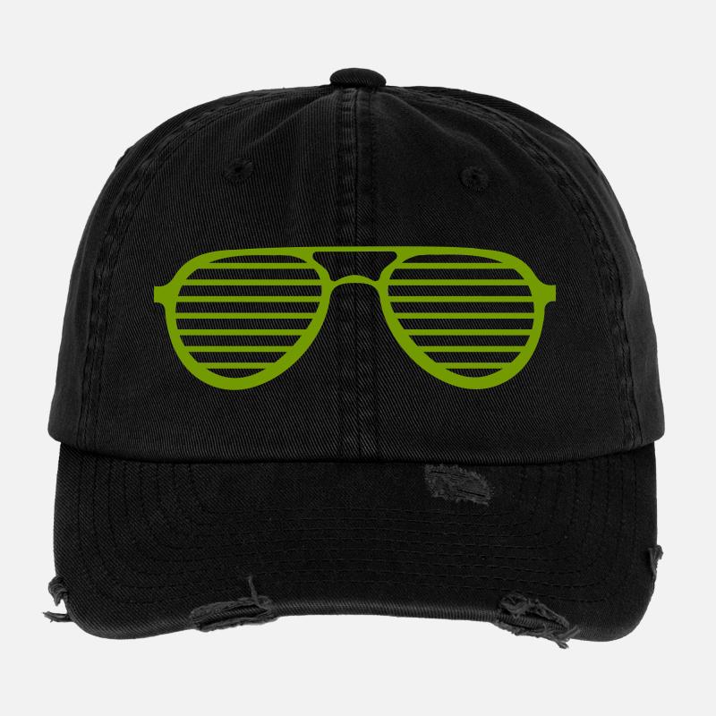 -Sonnenbrille Flexfit Vintage Destroyed Cap