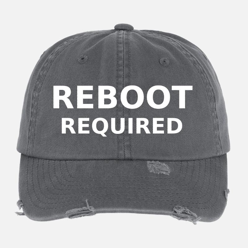 REBOOT REQUIRED Flexfit Vintage Destroyed Cap